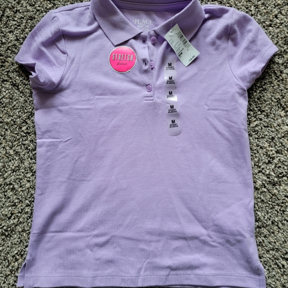NWT childrens Light purple polo